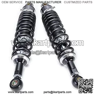 340mm 14.57 Inch Spring 7mm 2pcs Motorcycle Dirt Street Motor Bike ATV Quad Rear Shock Absorber Rear Suspension Bumper Motorcycle Rear Spring Shock Absorber Motorcycle Shock Absorber Rear