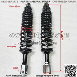 375mm 27mm Frok Universal Motorcycle Shock Absorber Rear Suspension Fit for Yamaha Suzuki Kawasaki Bikes Gokart ATV Quad Motorcycle Rear Spring Shock Absorber Motorcycle Shock Absorber