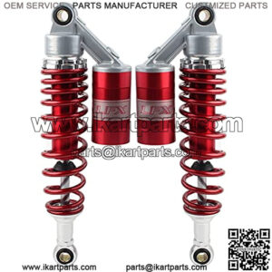 Pair Motorcycle 320mm Red Air Shocks ATV UTV Suspension Shock Absorbers For ATV UTV Go Kart Quad Dirt Bikes