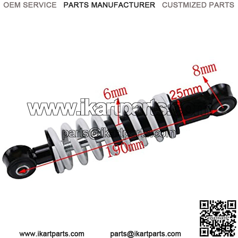 190mm 7.5" Rear Shock Absorber Suspension for Mini Dirt Pit Bikes Go Kart - Image 3