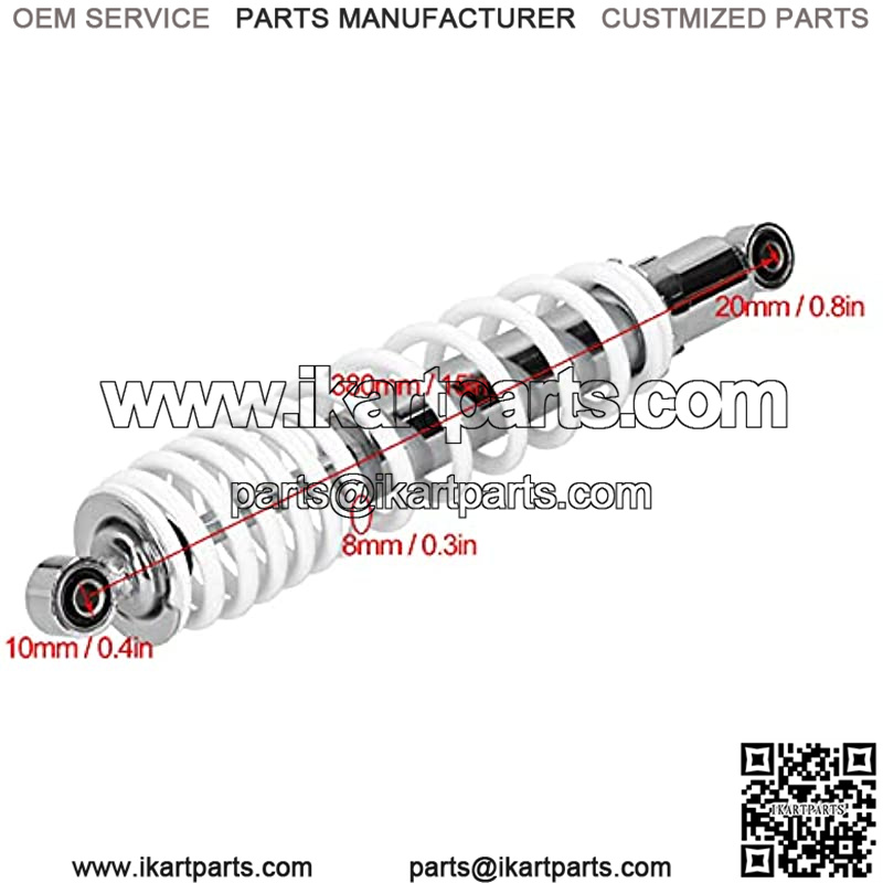 01 Rear Suspension Damper, Superior Steel Alloy Suspension Spring for Motorcycle for ATV for Go Karts