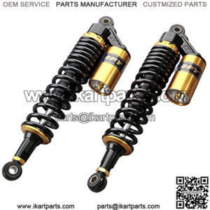 Universal 340mm Air Shock Absorber ATV Motorcycle Quad Suspension Shocks For Motorcycle, ATV, Quad, Dirt Bike, Go Kart, Black & Gold