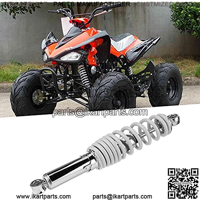 12.6in Front Shock Absorbers Suspension Damper Steel Alloy Parts Shock Strut Assembly Front Shock Absorber Bolts for PIT Dirt Bike ATV Go Kart