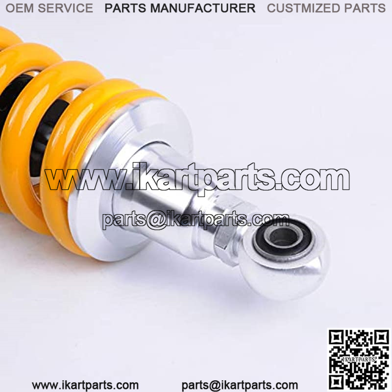 1 Piece Shock Absorber 360mm 14.2 inches Round Ends Motorcycle Replacement Universal for Scooter Atv Quad Dirt Sport Bike Go Kart Suzuki Kawasaki Yamaha Ducati Yellow - Image 4