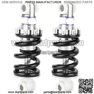 Shock Damper Kit 2pcs 125mm 750LBS Rear Shock Damper Fits for ATV Go-Kart Scooter 49cc