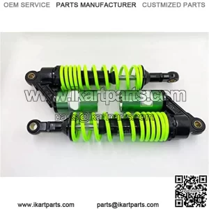 340mm 13.38 inch 7mm Spring Universal Motorcycle Air Shock Absorber Rear Suspension ATV Quad Scooter Dirt Bike For 50cc 75cc 90cc 125cc 150cc 250cc 300cc Green