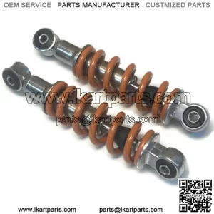 (2) 195mm Length 8mm ID Shock Absorber Go Kart Cart Go-Cart Minibike Mini Bike