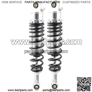 Pair 340MM Motorcycle Rear Shocks Absorbers Suspension Universal Fits for Honda Yamaha Suzuki Scooter ATV UTV Dirt Street Bike