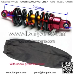 10.6" 270mm Rear Shock Absorber Dirt Pit Bike Motorcycle ATV 110cc 125cc 800lbs