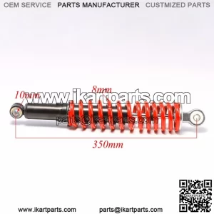 350mm 14" Front Shock Absorber Suspension For ATV Quad Buggy Go Kart Dirt Bike