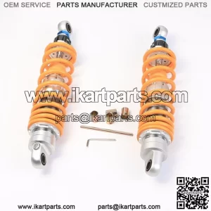 Pair 330mm 13" Motorcycle Rear Shock Absorber ATV Buggy Pit Dirt Bike Go Kart