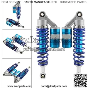 1 Pair Motorcycle 280mm 11" Blue Air Shocks ATV Shock Absorber UTV Shocks For Honda, For Suzuki, For Yamaha, For Kawasaki