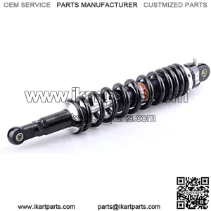 Motorcycle 430mm 16.92inch Air Shock Absorbers Rear Suspension Universal Fit For Kawasaki Honda Suzuki Yamaha ATV Go Kart Quad Dirt Sport Bikes Black Silver 1Piece