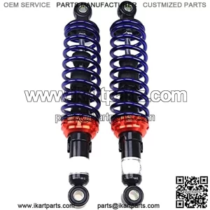 Motorcycle Shock Motorcycle Rear Shocks 12.6"/320mm Motorcycle Shock Absorber Rear Suspension Fit for Yamaha Honda Suzuki Dirt Sport 1 Pair Blue & Orange