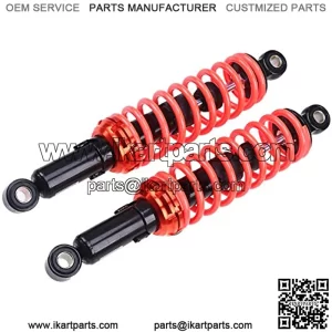 Motorcycle Shock Motorcycle Rear Shocks 12.6"/320mm Motorcycle Shock Absorber Rear Suspension Fit for Yamaha Honda Suzuki Dirt Sport 1 Pair Red & Orange