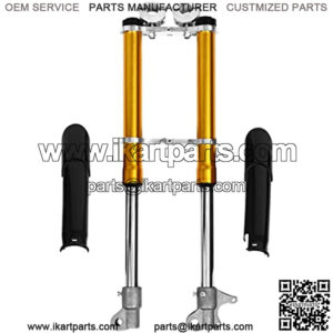 Front Suspension Fork Motorcycle Absorber for 49cc Mini Motocross, Pit Bike, Bike Replacement Parts 21.6X2.3X1.4inch