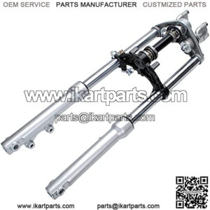 For front Disc hydraulic brake dirt pit bike Triple Tree Mount Clamps Front Fork Suspension Set CRF50-110cc mini motorcycle front shock absorber