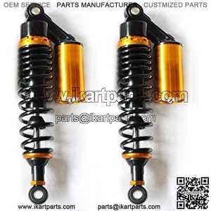 320mm 340mm 360mm Universal Shock Absorbers Fit For Yamaha Fit For Suzuki/Kawasaki/Dirt bikes/ Gokart/ATV/Motorcycles and Quad??Motorcycle air shock absorber Motorcycle suspension ( Color : 360mm )