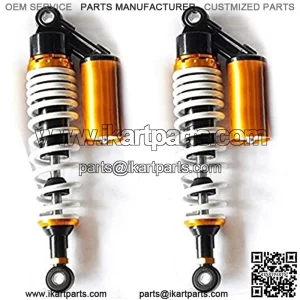 Absorber Suspension Spring Scooter 320mm 340mm 360mm Universal Shock Absorbers Fit For Yamaha/ Fit For Suzuki/ Fit For Kawasaki/Dirt bikes/ Gokart/ATV/Motorcycles and Quad,Motorcycle air shock absorbe
