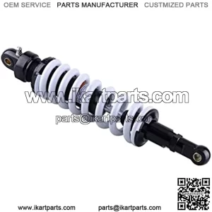 Motorcycle 420mm 16.53inch Air Shock Absorbers Rear Suspension Universal Fit For Kawasaki Honda Suzuki Yamaha ATV Go Kart Quad Dirt Sport Bikes Black White 1Piece