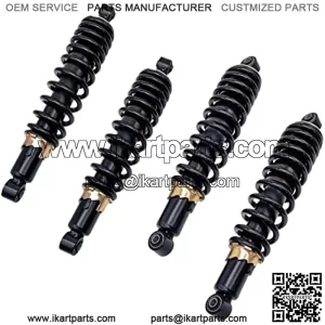 2pcs Front Shock and 2pcs Rear Shock Compatible with Yamaha Grizzly 660 Quad GO Kart 5KM-23350-20-00