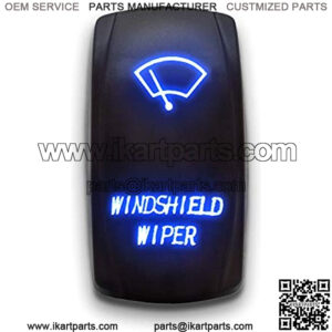 Stylemafia Waterproof Motorcycle ATV LED Light Bar Switch, Headlight Fog Light Spotlights aux Light Switch for 12V ATV Mini Bike Dirt Bike - Fits 7/8" Handlebars Red