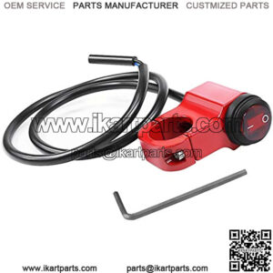 7/8 Aluminium Alloy Motorcycle Handlebar Headlight Switch Waterproof On/Off Fog Spot light Switch for 12V Motorcycles,Motorbike,ATVs,Scooter,Snowmobiles Fits 7/8" Handlebars (22mm)