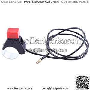 Universal Mini Moto Quad Dirt Bike Stop Kill Switch Button Fit for 22mm Handlebar 49cc Motorcycle Safety Engine Stop Flameout Switch With Line