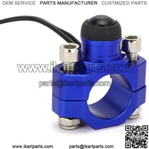 Motorcycle Ignition Kill Start Switch Engine Push Button Universal For 7/8" Handlebar YZ85 YZ125 YZ250 YZ250F YZ450F ATV Dirt Pit Bike Go Kart Snowmobile - Blue