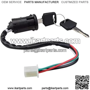 4 Pin Ignition Key Switch Set for Chinese 50cc 70cc 90cc 110cc 125cc 150cc 250cc ATV Dirt Bike Quad
