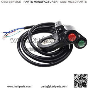 WOOSTAR 7/8" Handlebar 12V Horn Turn Signal Controller Switch Assembly Replacement for Electrical Scooter Moped ATV Pocket Bike Go Kart