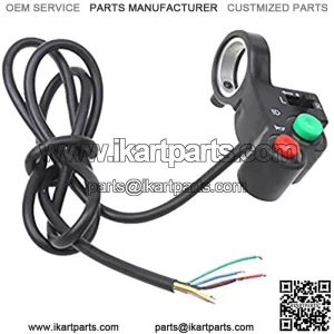 Universal 7/8" Handlebar Turn Signal Light & Horn Switch Button for Spotlight Scooter Electrombile Moped