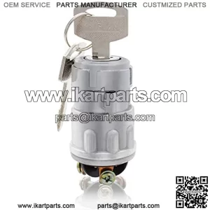 SK3-K01 Universal 3 Wire Ignition Key Switch 3 Position for Motorcycle Go Kart Dune Buggy Golf Cart UTV ATV Mower Tractor Forklift Truck Scooter Trailer Agricultural Modified Car