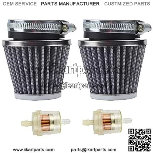 54mm Air Filter Fuel Cleaner Compatible with CB1000C CB1100F CB750C CB750F CB750K CB750L CB750SC CB900C CB900F Kawasaki KZ1000 KZ1100A KZ750B ZL1000 Dirt Bike ATV Scooter