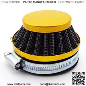 Racing ATV 60mm Air Filter Cleaner For Gas Motorized Bicycle Push Mini Moto Pocket Bike Quad 4 Wheeler Motorcycle Gold