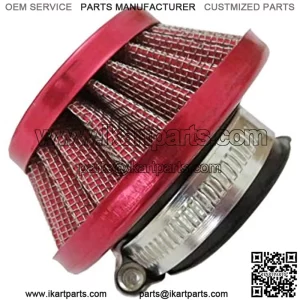 35mm Red Air Filter Cleaner Element for 50cc 70cc 90cc 110cc 125cc ATV Dirt Bike Go Kart Pit Bike 4 Wheeler Quad Dune Buggy