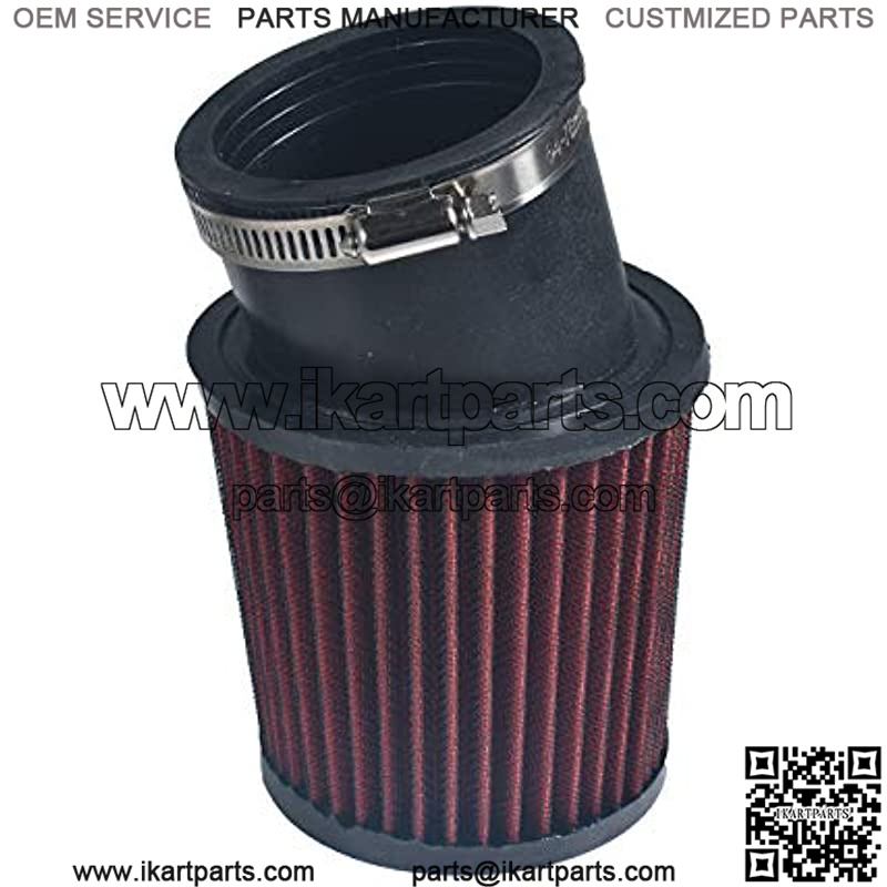 62mm Inlet Air Filter With Adapter Kit For Predator 212cc 6.5 HP GX160 GX200 Engine Go Kart Cart Mini Bike - Image 4