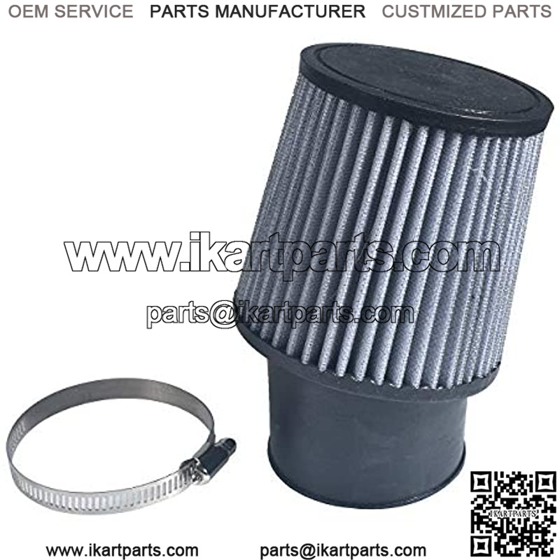 62mm Inlet Air Filter With Adapter 5 Jet Kit For Predator 212cc Engine Go Kart Cart Mini Bike - Image 2