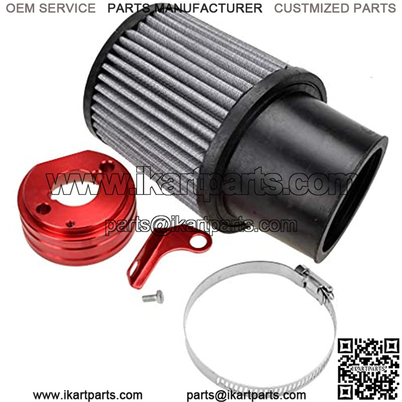 Air Filter With Adapter Kit for 6.5 HP Honda Clone GX160 GX200 Go Kart Predator 212cc Engine Go Kart Racing Cart Mini Bike Parts - Image 2