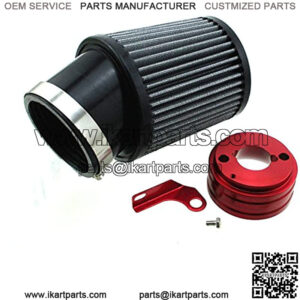 Air Filter & Adapter Kit For 6.5 HP Honda Clone GX160 GX200 Go Kart Predator 212cc Engine Go Kart Racing Cart Mini Bike