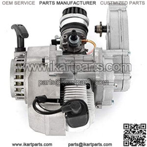 2 Stroke Engine Motor Air Filter with Gear Box for 49cc Mini Pocket Bike Gas G-Scooter ATV Quad Bicycle Dirt Pit Bikes