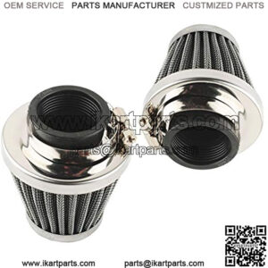 Pack of 2 Universal 35mm Air Filter Cleaner 50cc 70cc 90cc 110cc 125cc Motorcycle ATV Quad Scooter Go Kart Moped Pit Dirt Racing Super Pocket Mini Bike CRF50 CRF70 CRF90 XR50 XR70 XR90 Yamaha