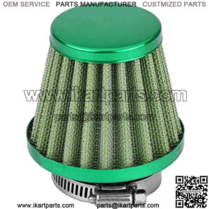 38mm Air Filter Intake Induction Kit for Most Dirt Pit Bike Mini Motocross Motoycle Engine (Green)