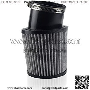 62mm 2-7/16" Inlet Air Filter - by HuthBrother , Compatible with 6.5 HP GX160 GX200, Predator 212cc Engine Go Kart Clone 196cc Trailmaster mid XRX Robin Go Karts Cart Trail CT200U bt200 Mini Bike (2)