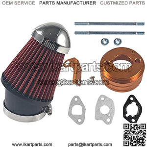 Replacement Inlet Air Filter Kit for Go Karts & Mini Bikes with 212cc 6.5HP Predator Engine ATV Dirt Bike
