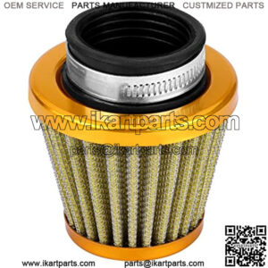 Motoycle Air Filters 38mm, Motoycle Engine Air Filter Intake Induction Kit for Most Dirt Pit Bike Mini Motocross