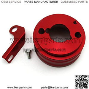 Red Air Filter Adapter Stack for 6.5 HP Honda Clone GX160 GX200 Engine Go Kart