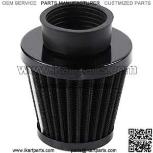 38mm Air Filter Intake Induction Kit for Most Dirt Pit Bike Mini Motocross Motoycle Engine (Black)