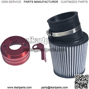 Air Filter With Adapter Kit for Predator 212cc 6.5 HP Engine Go Kart Racing Cart Mini Bike Parts