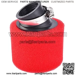38mm Bent Angled Foam Air Filter Pod Replacement for ATV PIT Quad Dirt Bike Buggy